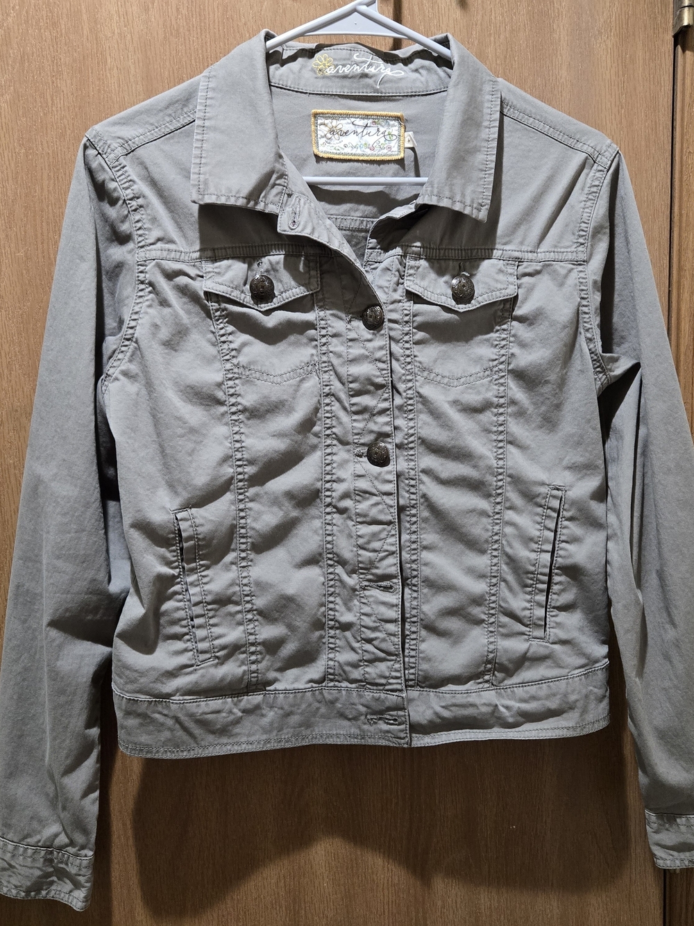 Aventura Gray Cotton Jean Jacket